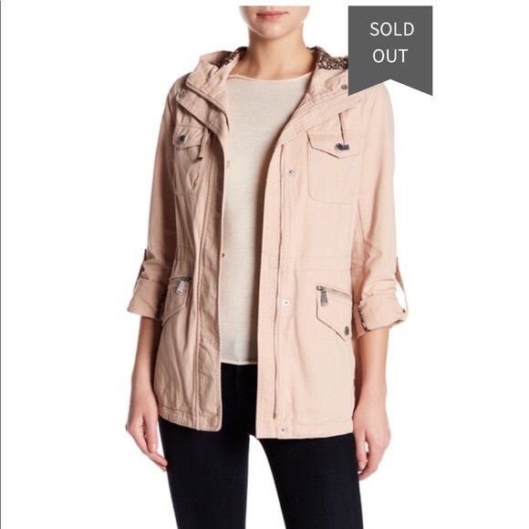 BCBGeneration Blush Pink Utility Jacket - Picture 2 of 8